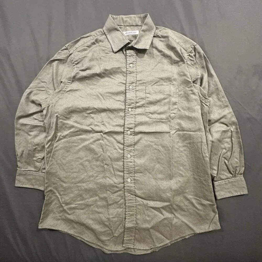 Vintage Brooks Brothers Shirt Mens 17 32/33 Long Sleeve Made in USA Cotton Dress